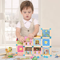 Thumbnail for Toystar EcoToys Creative Castle Blocks | Build Imaginative Castles - Montessori Toys - Bouw Fantasievolle Kastelen - Monte...