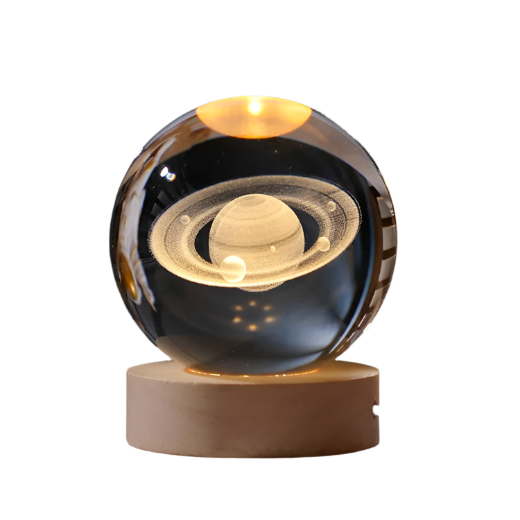 Toystar StarSphere | Bring the universe to your room - 3D engraved crystal night lamp - Breng het universum naar je kamer ...