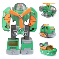 Thumbnail for Toystar MechaWarriors Army Vehicles Set | Building Fun for Boys - Modular Toy Set - Bouwplezier voor Jongens - Modular Spe...