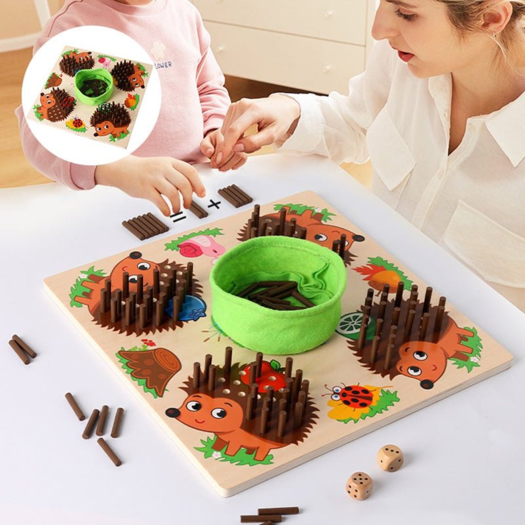 Toystar NL Hedgehog Quest | Educational Counting Game for Children - Hedgehog Adventure with Colorful Safe Playing Pieces ...