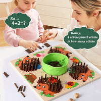 Thumbnail for Toystar NL Hedgehog Quest | Educational Counting Game for Children - Hedgehog Adventure with Colorful Safe Playing Pieces ...