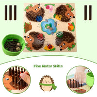 Thumbnail for Toystar NL Hedgehog Quest | Educational Counting Game for Children - Hedgehog Adventure with Colorful Safe Playing Pieces ...