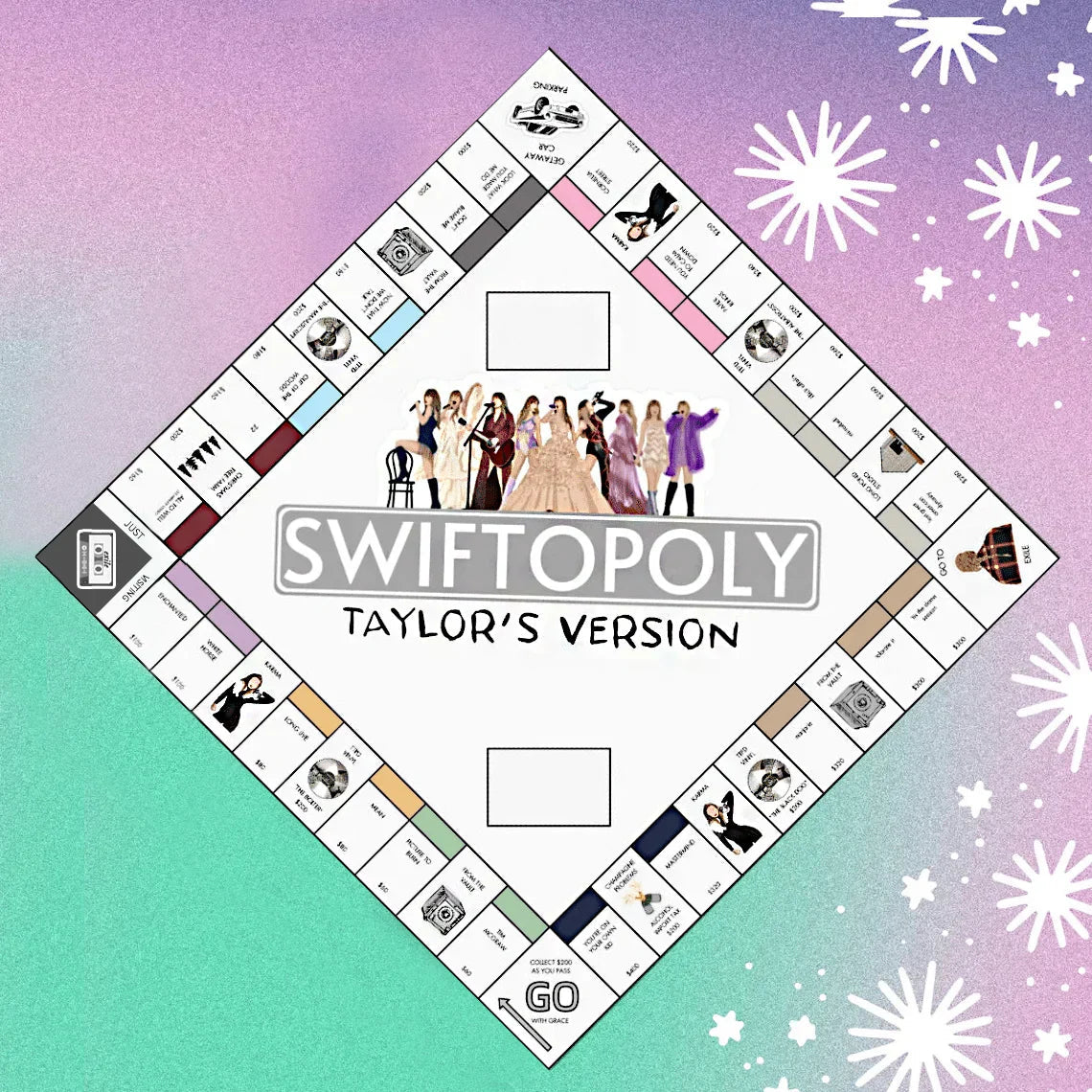 Emma | Taylor Swift Monopoly Bordspel voor 2-6 Spelers met Unieke Ervaring 0