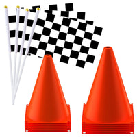 Thumbnail for Toystar Traffic Cones and Racing Flags | Make your Party Spectacular - Ideal for Race Car Theme - Maak je Feest Spectacula...
