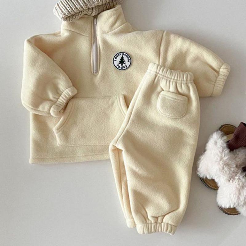 Fleece Pullover Set | 2-Piece Set for 6-24 Months – Warmth and Style in One