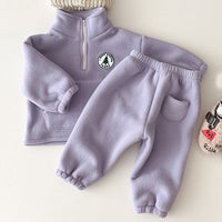 Thumbnail for Fleece Pullover Set | 2-Piece Set for 6-24 Months – Warmth and Style in One