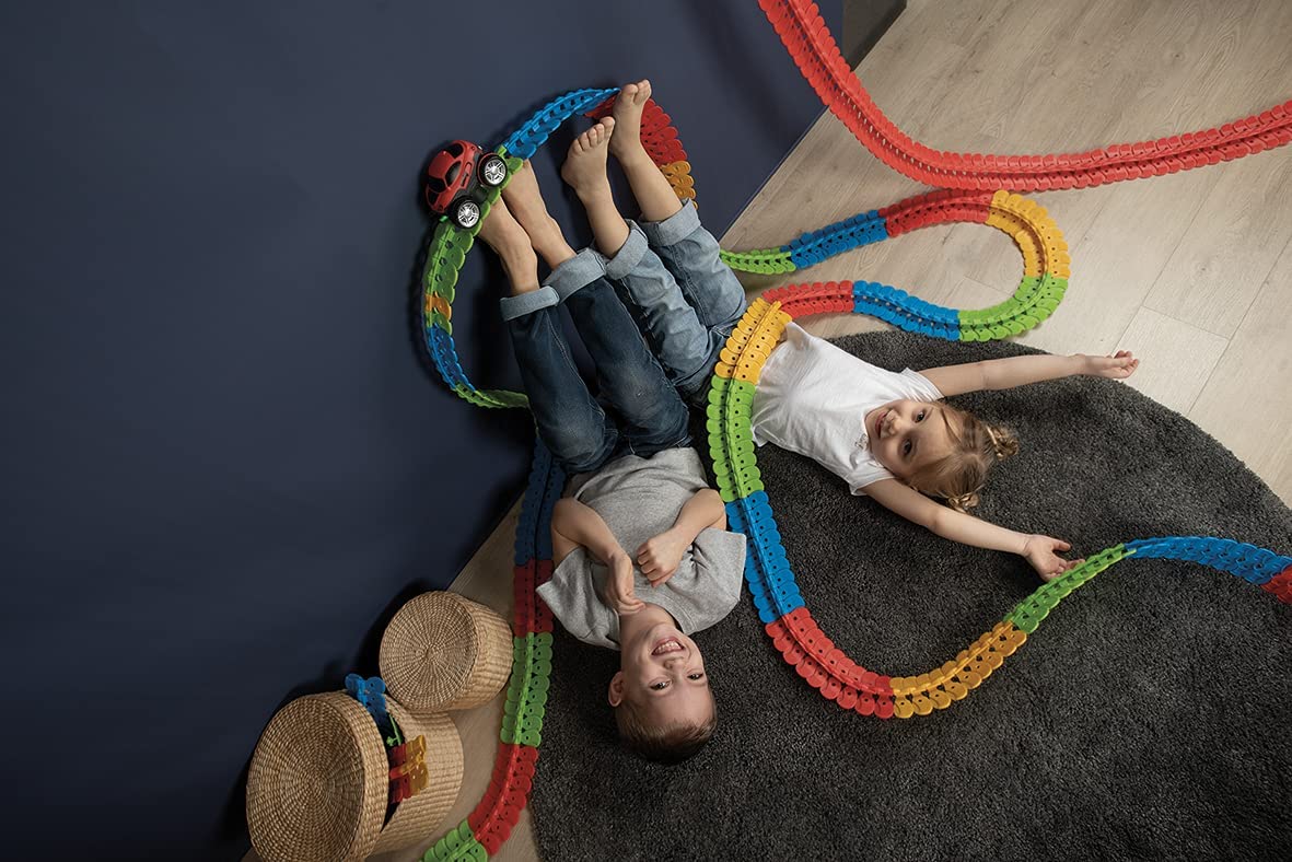 Toystar Real Changeable Track with LED Lights | Splashing Action - Race Track for Children - Spetterende Actie - Racebaan ...