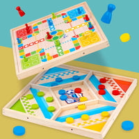 Thumbnail for Toystar EcoToys EduPlay | Educational and Entertaining - Wooden 2-in-1 Board Game for Family Fun - Educatief en Vermakelij...