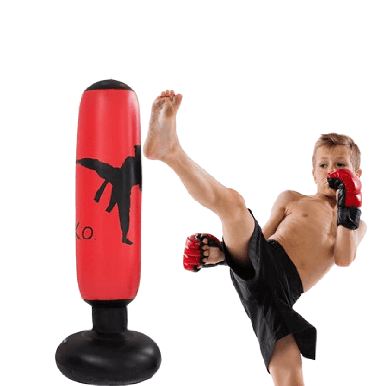 Toystar PowerStrike Punch Bag | Enhance strength and endurance - Inflatable freestanding boxing tower for intensive traini...