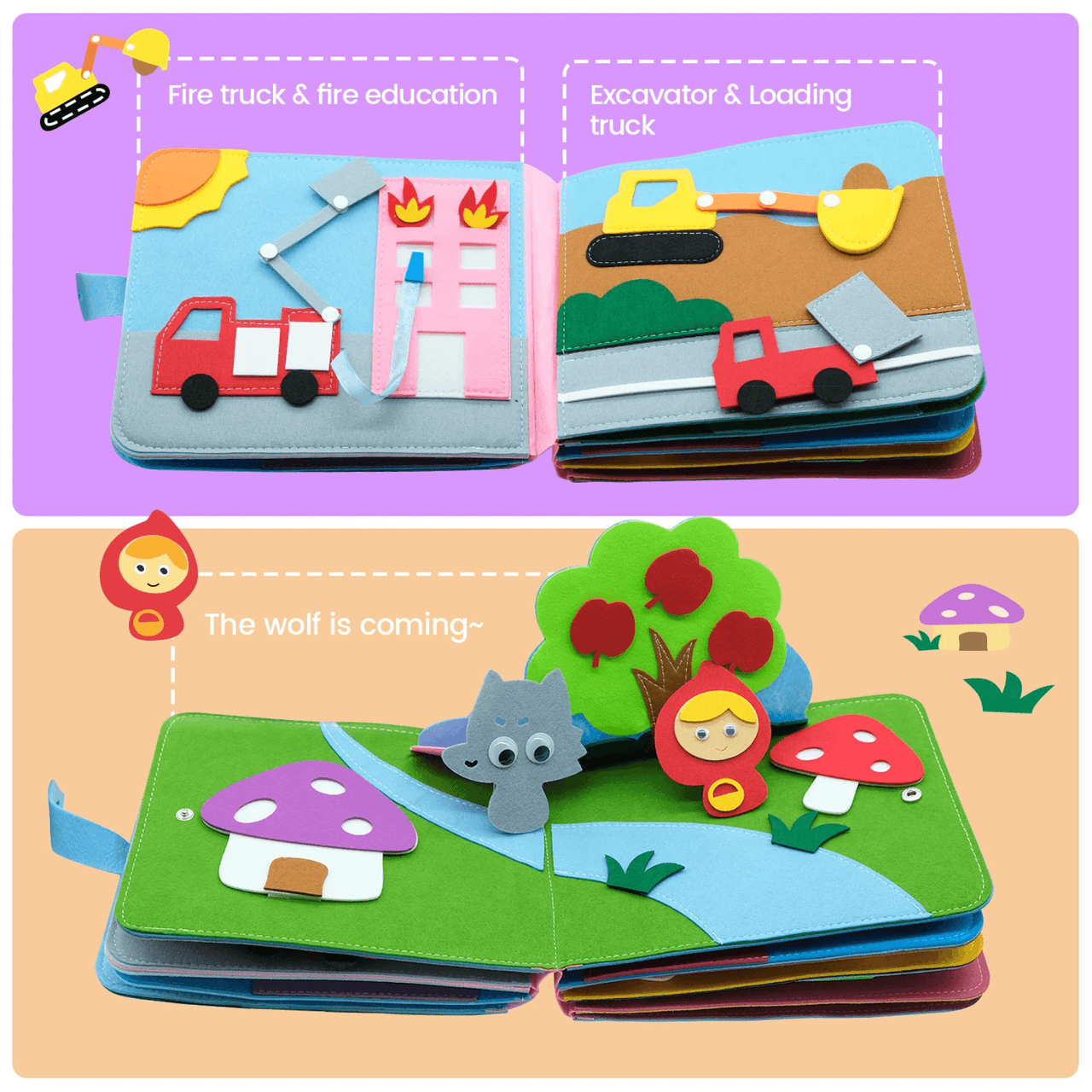 Toystar Montessori Preschool Pressure Board | Playful Learning Experience for your Baby - 3D Baby Storybook - Bestseller -...
