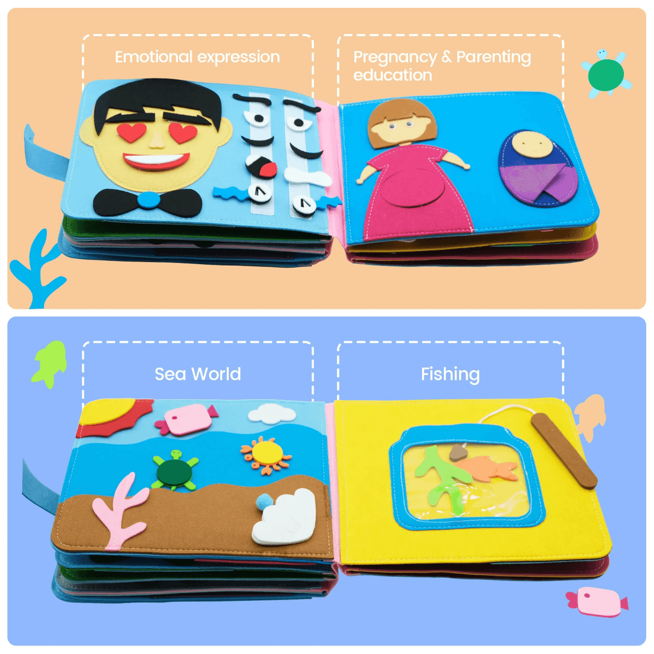Toystar Montessori Preschool Pressure Board | Playful Learning Experience for your Baby - 3D Baby Storybook - Bestseller -...