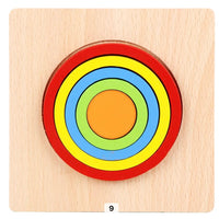 Thumbnail for Toystar EcoToys Geometric Puzzle | Educational puzzle with shapes - Geometric Wooden Puzzle - Educatief puzzelen met vorme...