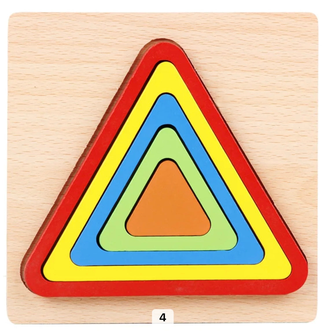 Toystar EcoToys Geometric Puzzle | Educational puzzle with shapes - Geometric Wooden Puzzle - Educatief puzzelen met vorme...