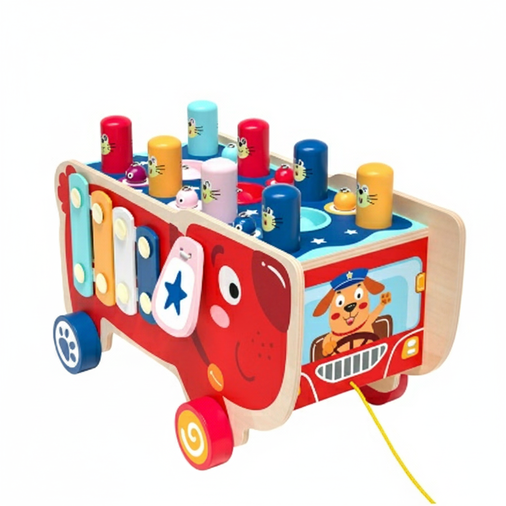 Toystar ElefunPlay | Discover, Beat and Learn - Wooden Mallet and Xylophone Game for Kids - Ontdek, sla en leer - Houten h...