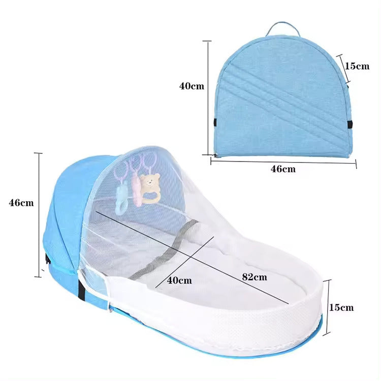 Toystar DreamNest | Safety and comfort for your little one - Foldable baby bed with mosquito net - Veiligheid en comfort v...