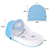 Thumbnail for Toystar DreamNest | Safety and comfort for your little one - Foldable baby bed with mosquito net - Veiligheid en comfort v...