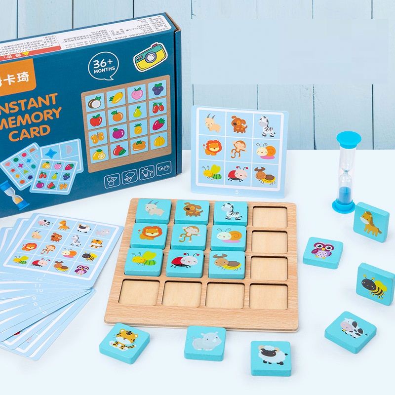 Toystar EcoToys MindJoy Memory Board | Promotes Creative Thinking Skills - Educational Wooden Puzzle Game - Bevordert crea...
