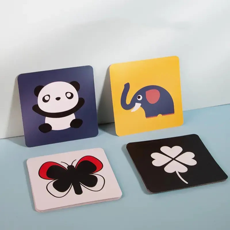 Toystar rightStart | Discover the world - High contrast baby flashcards for visual stimulation - Ontdek de wereld - Hoog c...
