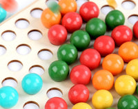 Thumbnail for Toystar EcoToys Wooden Rainbow Board | Educational Puzzle Game - Colors and Shapes - Educatief Puzzelspel - Kleuren en Vor...