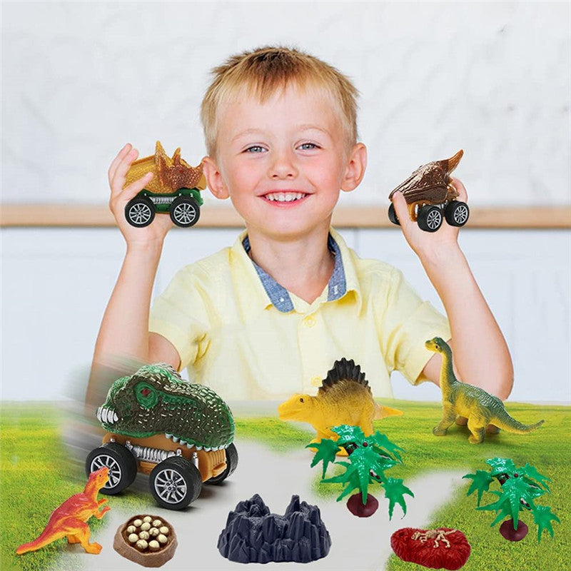 Toystar Dino King Truck | Adventure for Little Explorers - 11-in-1 dinosaur transport - Avontuur voor Kleine Ontdekkers - ...