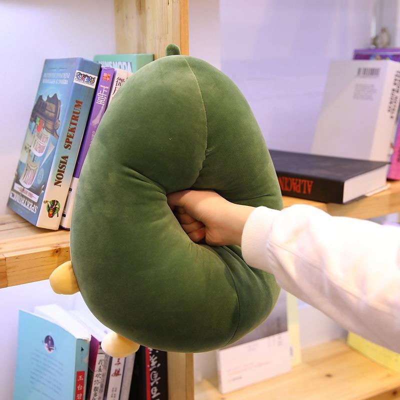 Toystar Cuddli | Soft Avocado Plush Toy - Cushion Decoration and Gift - Zachte Avocado Knuffel - Kussen Decoratie en Cadea...