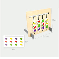 Thumbnail for LogicFruit Quest | Educational wooden sorting game - Stimulates logical thinking and motor skills