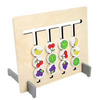 Thumbnail for LogicFruit Quest | Educational wooden sorting game - Stimulates logical thinking and motor skills