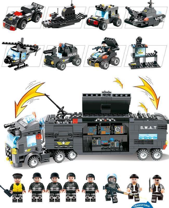 Toystar PowerForce | Building Fun for Adventurous Kids - Blocks SWAT Police Series - Bouwplezier voor Avontuurlijke Kids -...