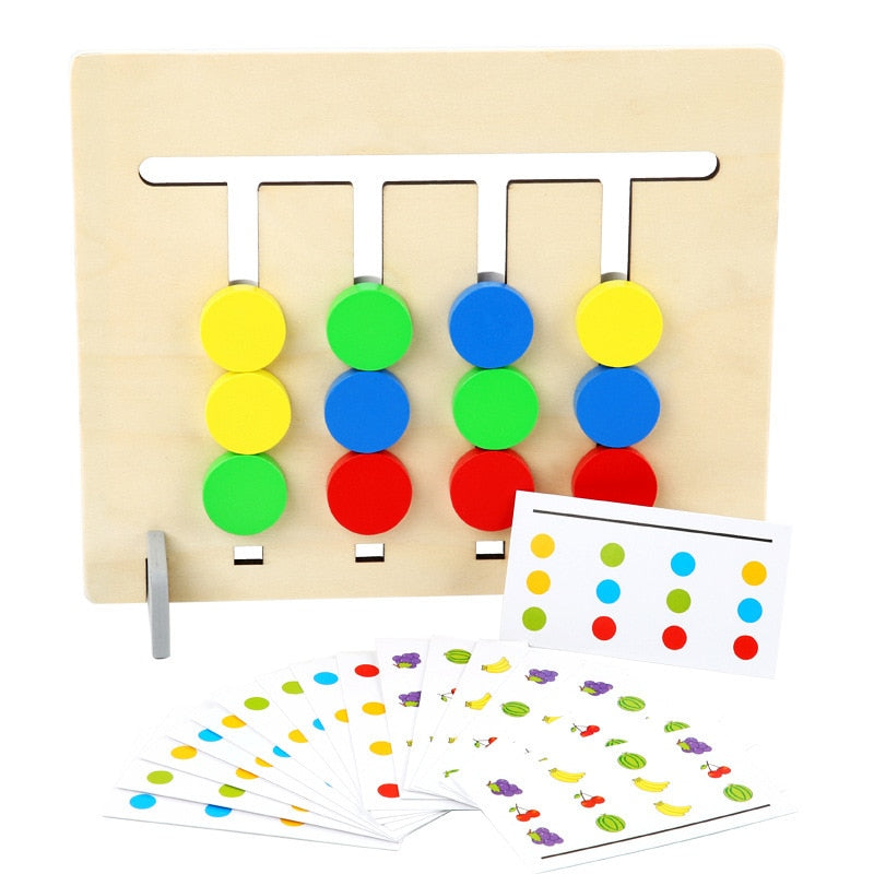 LogicFruit Quest | Educational wooden sorting game - Stimulates logical thinking and motor skills