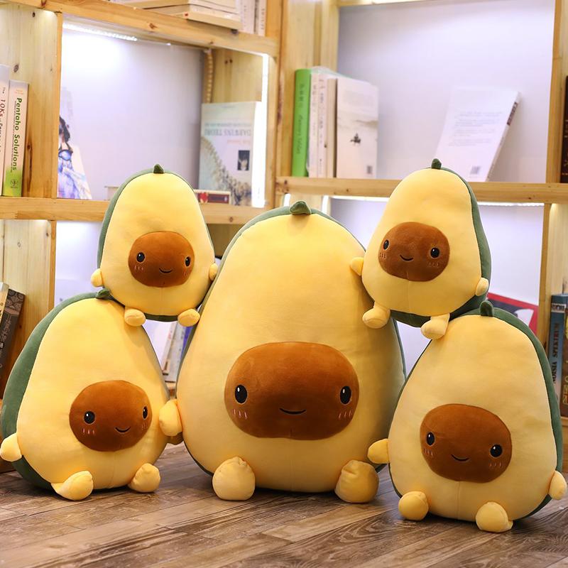 Toystar Cuddli | Soft Avocado Plush Toy - Cushion Decoration and Gift - Zachte Avocado Knuffel - Kussen Decoratie en Cadea...