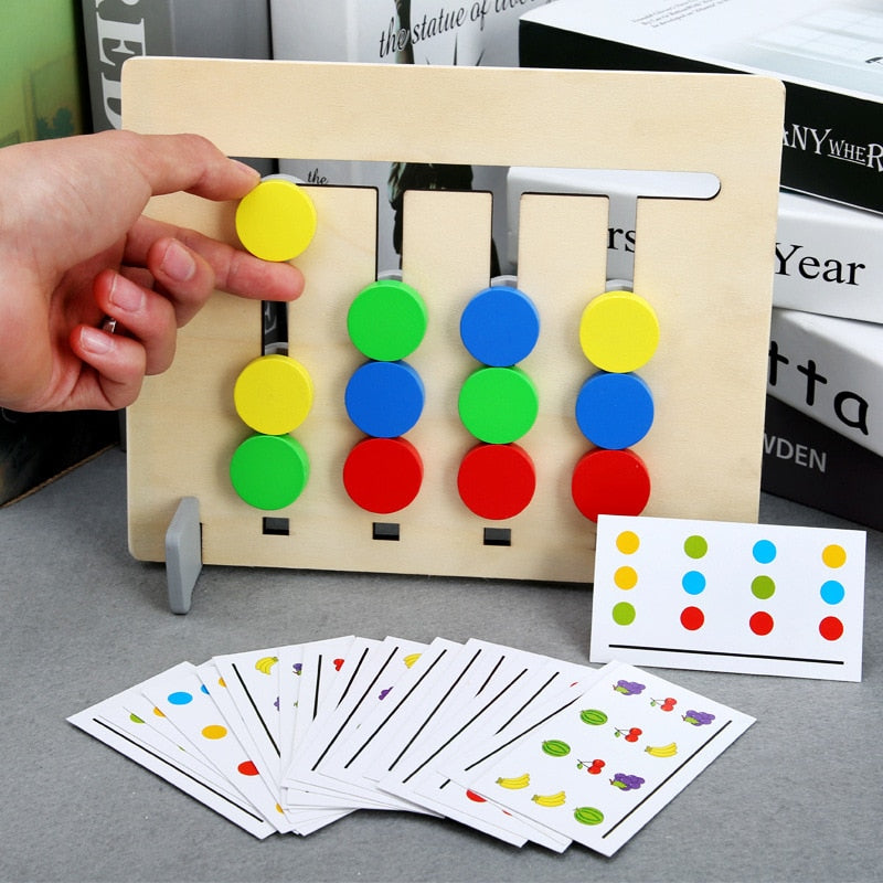LogicFruit Quest | Educational wooden sorting game - Stimulates logical thinking and motor skills