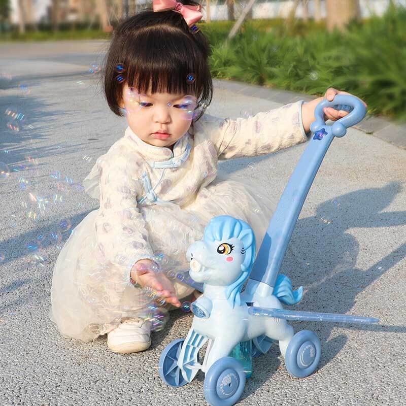 Toystar BubblePony | Magic Bubble Fun - Hand Pushed Unicorn Bubble Machine for Kids - Bestseller - Magisch bubbelplezier -...