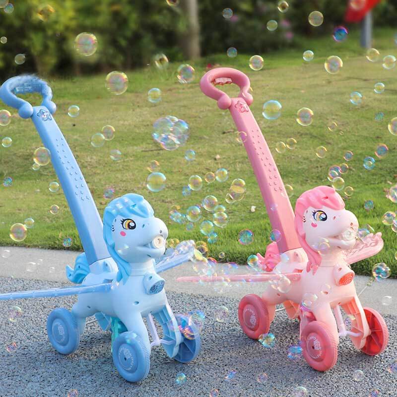 Toystar BubblePony | Magic Bubble Fun - Hand Pushed Unicorn Bubble Machine for Kids - Bestseller - Magisch bubbelplezier -...