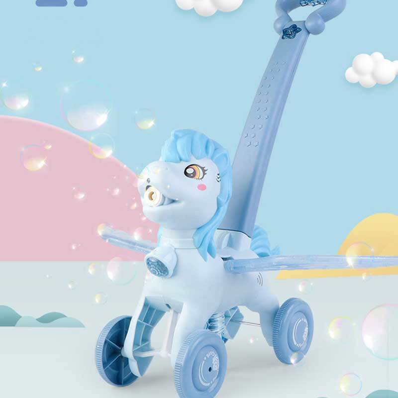 Toystar BubblePony | Magic Bubble Fun - Hand Pushed Unicorn Bubble Machine for Kids - Bestseller - Magisch bubbelplezier -...