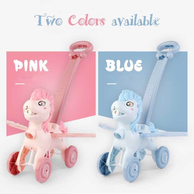 Toystar BubblePony | Magic Bubble Fun - Hand Pushed Unicorn Bubble Machine for Kids - Bestseller - Magisch bubbelplezier -...