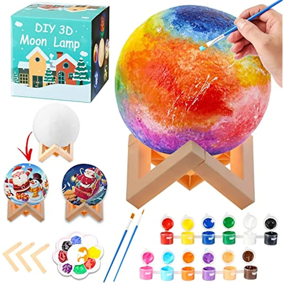 Toystar StellarGlow | Spark your child's imagination - DIY handmade planet and moon night light - Prikkel de verbeelding v...