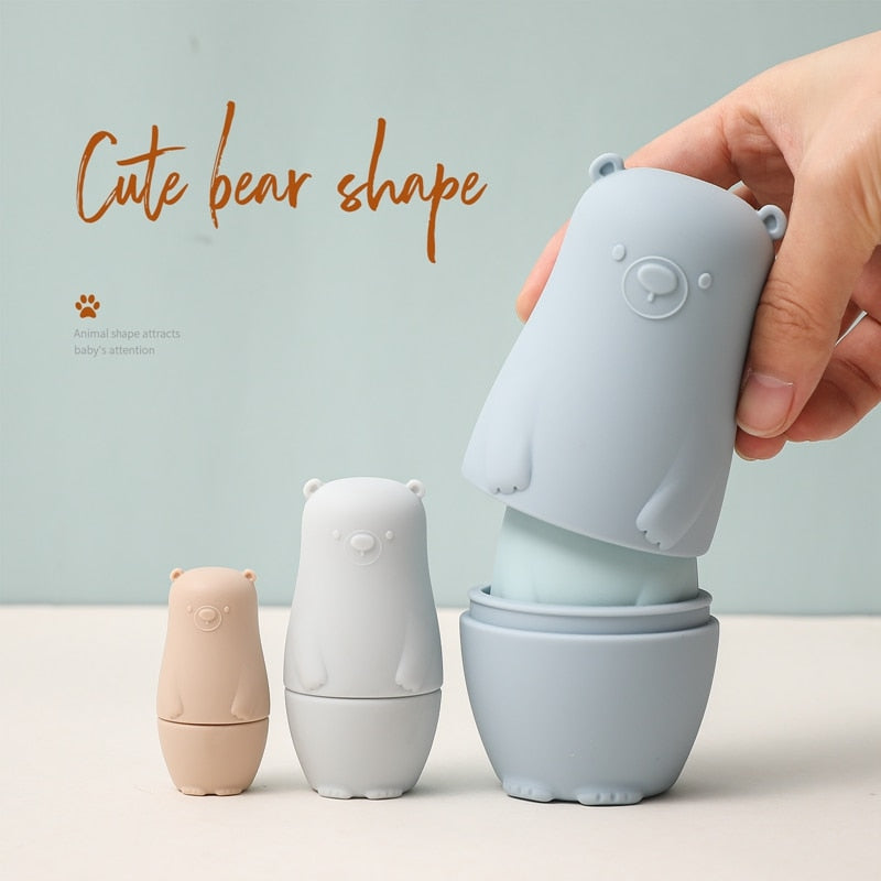 Toystar StackyFriends Matryoshka | Playful Development - Soft Silicone Stacking Dolls - Spelenderwijs Ontwikkelen - Zachte...