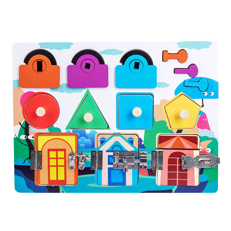 Toystar EcoToys Lock & Learn Board | Motor Development - Educational Game Board - Motorische Ontwikkeling - Educatief Spee...