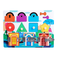 Thumbnail for Toystar EcoToys Lock & Learn Board | Motor Development - Educational Game Board - Motorische Ontwikkeling - Educatief Spee...