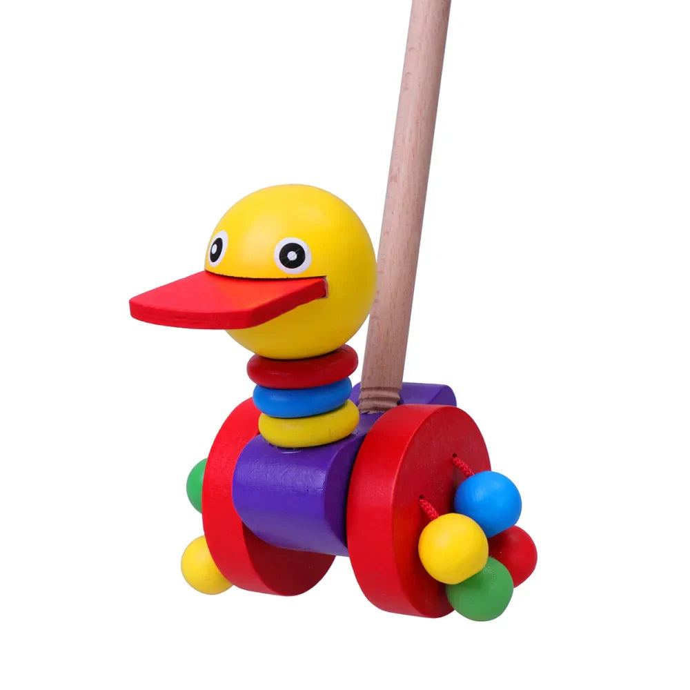 Toystar Dino Walker | First steps full of adventure - Wooden walker for toddlers - Eerste stapjes vol avontuur - Houten lo...