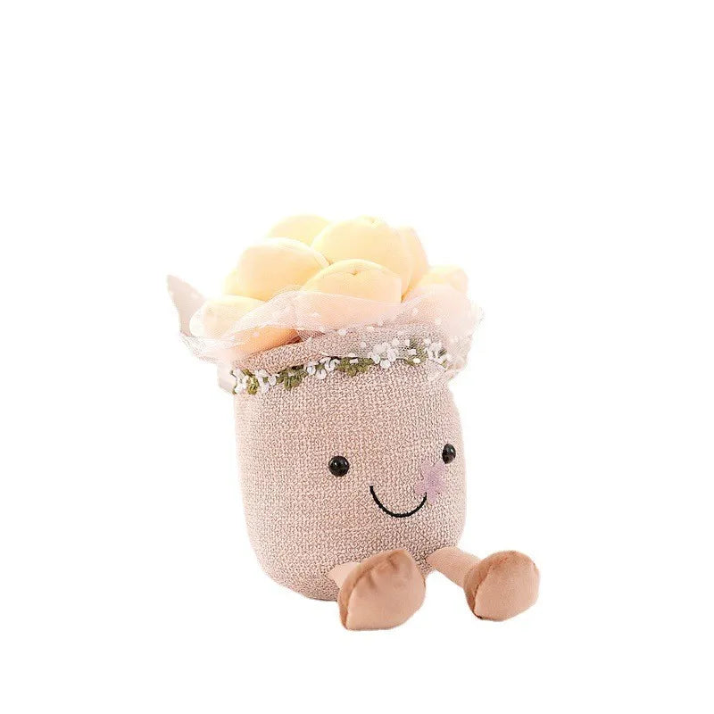 Toystar BloomBuddy | Cheerful cuddly fun - Soft plush tulip in playful colors - Vrolijke knuffelpret - Zachte pluche tulp ...