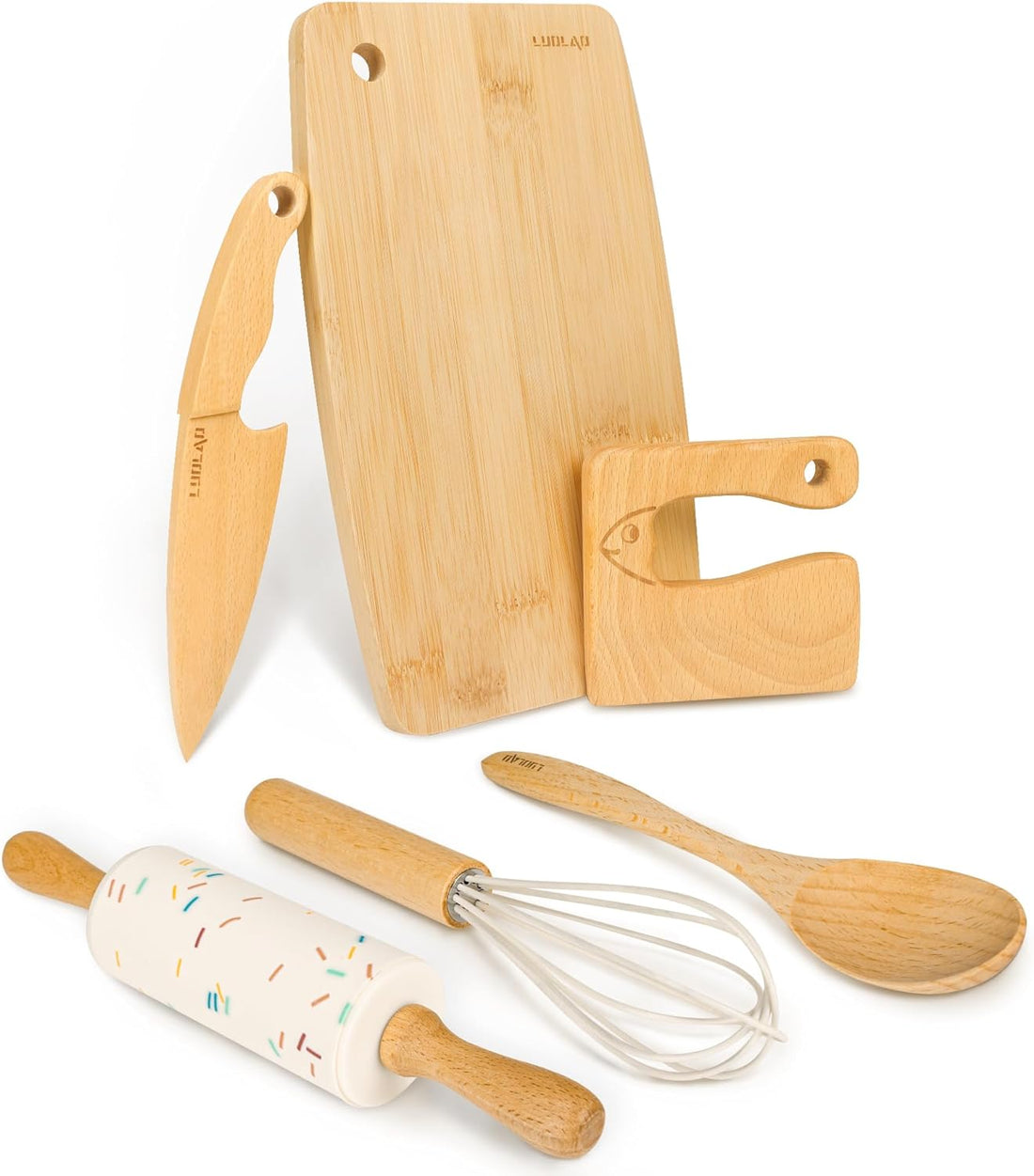 Toystar NL EcoToys Bake & Play | Wooden Baking Set for Kids with Cooking Utensils - Safe and Durable for Creative Cooking ...