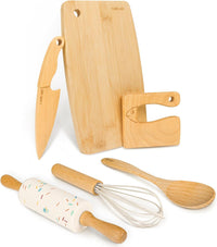 Thumbnail for Toystar NL EcoToys Bake & Play | Wooden Baking Set for Kids with Cooking Utensils - Safe and Durable for Creative Cooking ...