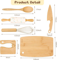 Thumbnail for Toystar NL EcoToys Bake & Play | Wooden Baking Set for Kids with Cooking Utensils - Safe and Durable for Creative Cooking ...