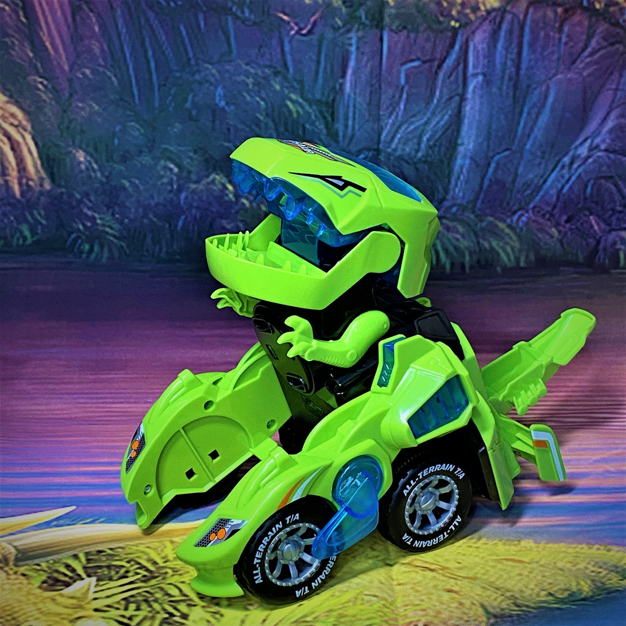 Toystar Transform Dino Car | Give your child endless adventures - The ultimate transforming dinosaur car - Geef je kind ei...
