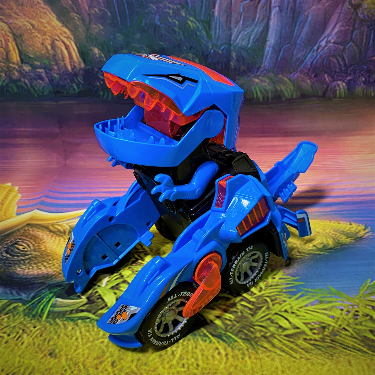Toystar Transform Dino Car | Give your child endless adventures - The ultimate transforming dinosaur car - Geef je kind ei...