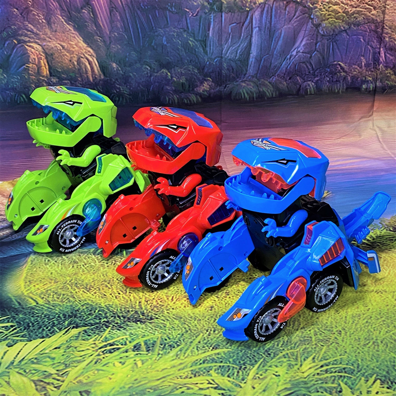 Toystar Transform Dino Car | Give your child endless adventures - The ultimate transforming dinosaur car - Geef je kind ei...