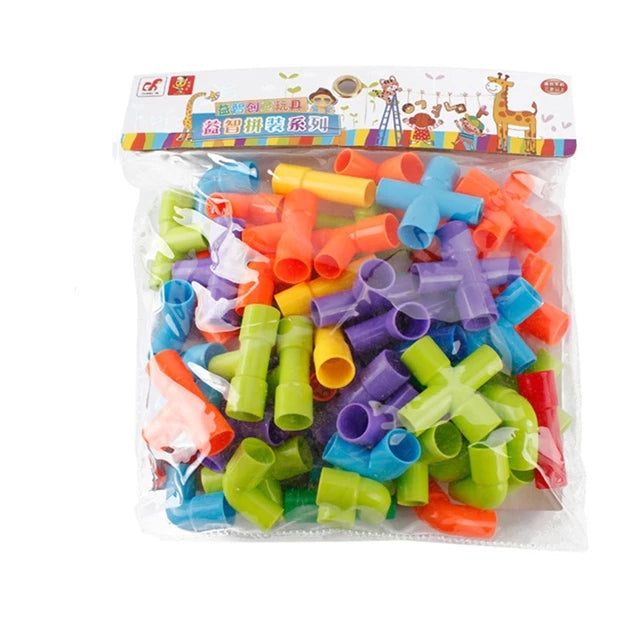 Toystar BuildTubes | Creative building and learning - Educational pipe block toys in cheerful colors - Creatief Bouwen voo...