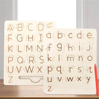 Thumbnail for Toystar Ecotoys CleverTrace | Encourage playful learning - Double-sided wooden alphabet and number board - Stimuleer spele...