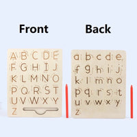 Thumbnail for Toystar Ecotoys CleverTrace | Encourage playful learning - Double-sided wooden alphabet and number board - Stimuleer spele...